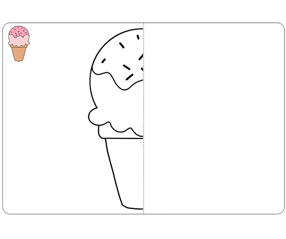 거울 대칭 그리기