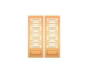 한옥 문틀