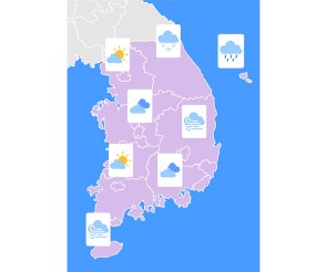 기상캐스터 날씨 배경1(세로)