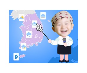 기상캐스터 합성이미지(여아)