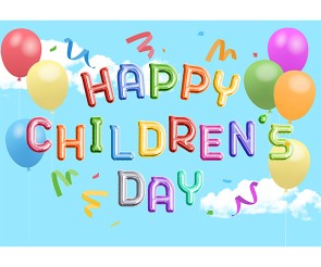 HAPPY CHILDRENS DAY 풍선 배경