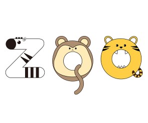 ZOO 레터링