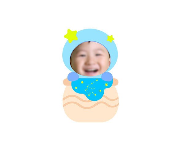 물병자리 합성이미지
