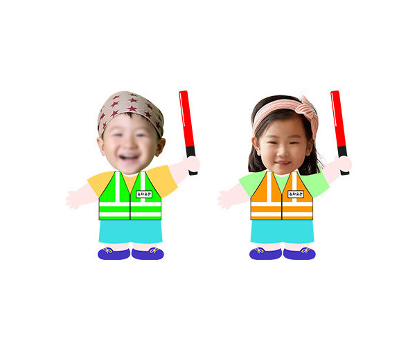 주차요원 합성이미지