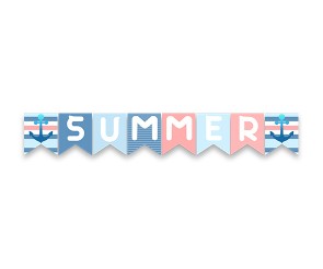 SUMMER 줄무늬 가랜드