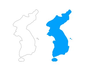 한반도 지도