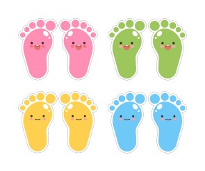 발바닥 스티커