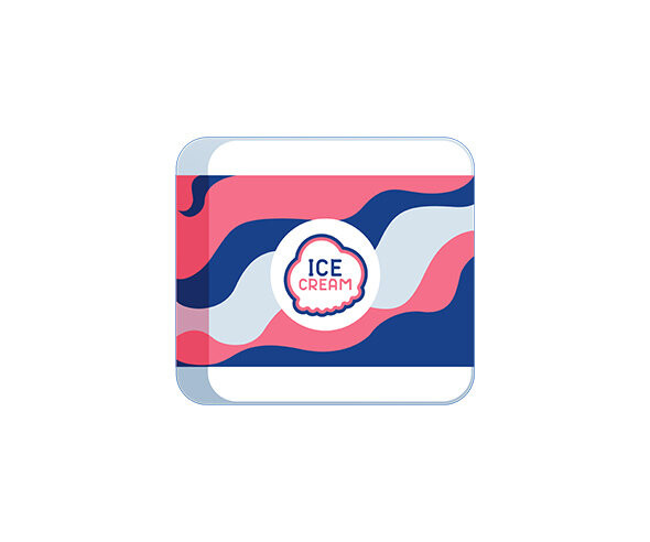 아이스크림 케이크 상자