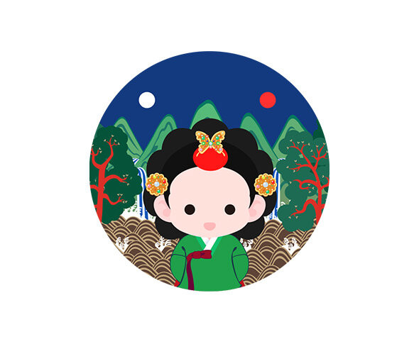 중전 라벨
