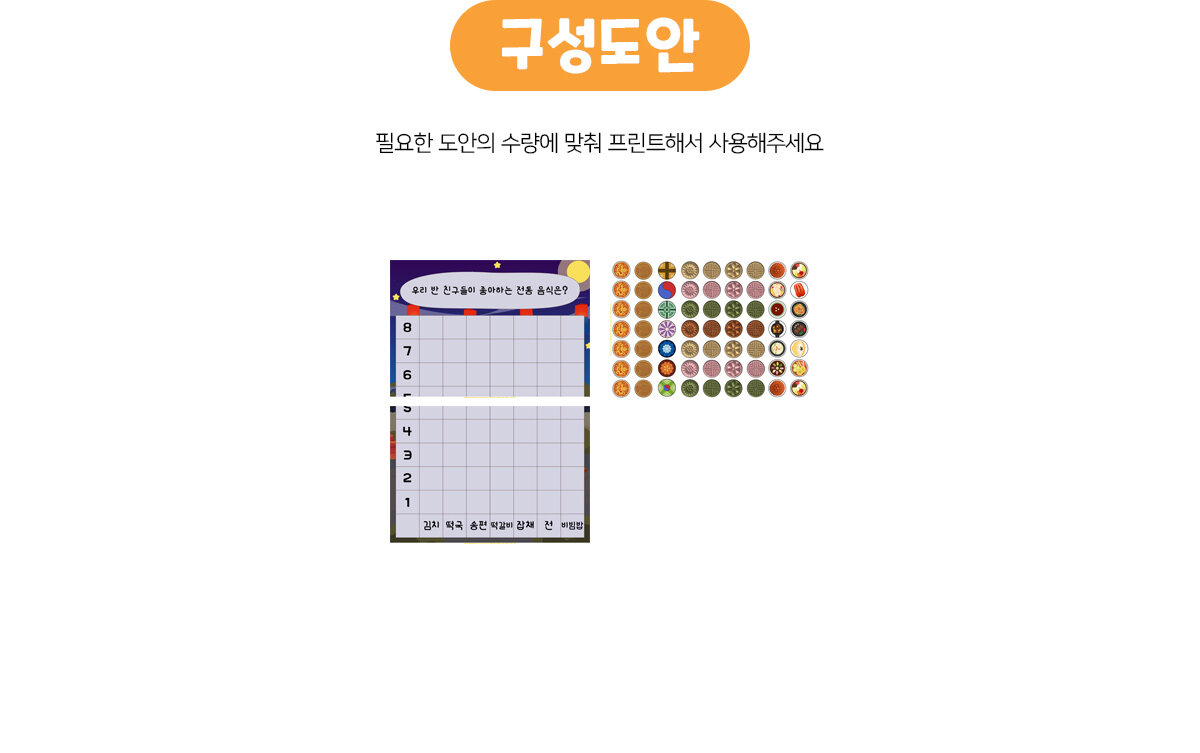 우리반이좋아하는전통음식그래프