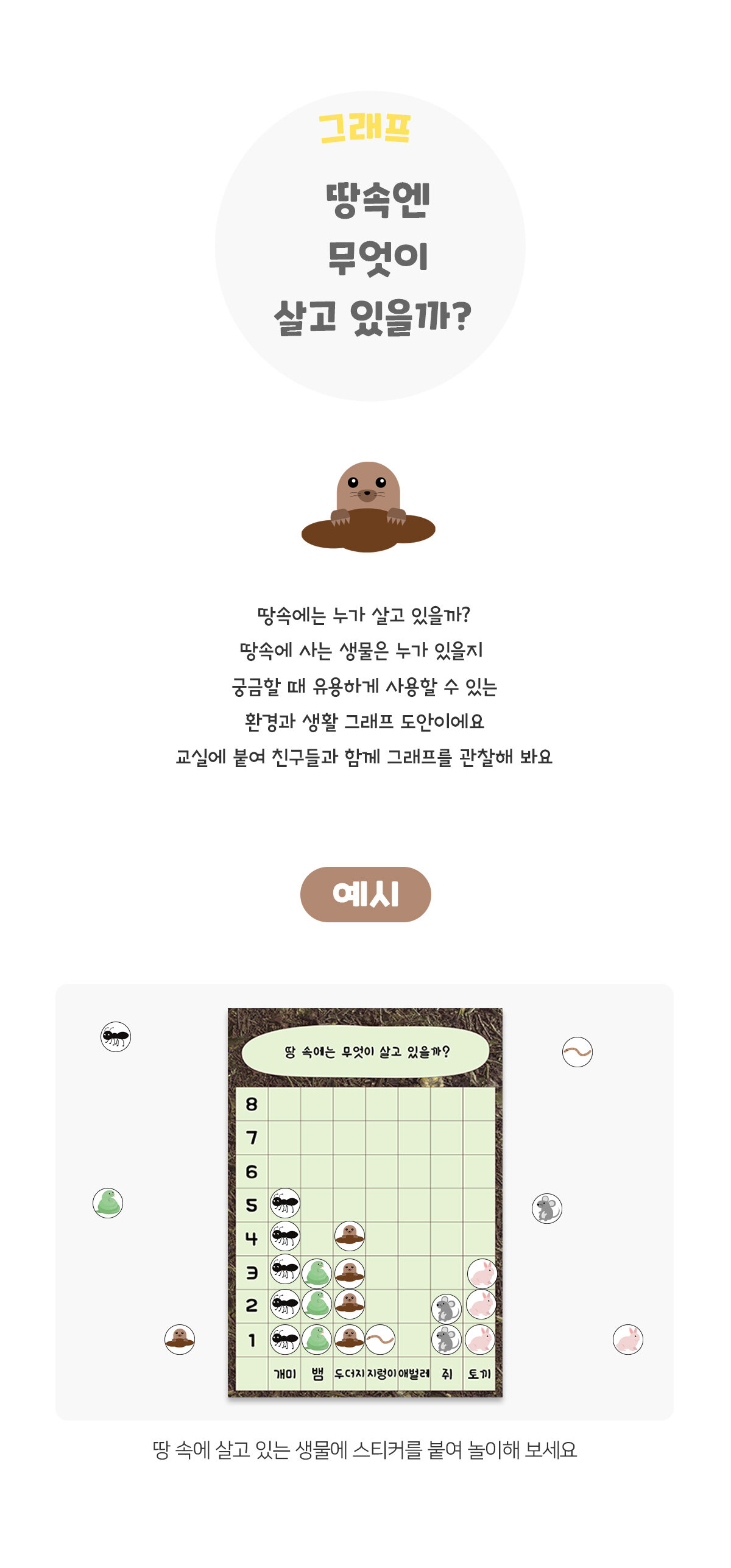 땅속엔무엇이살고있을까그래프