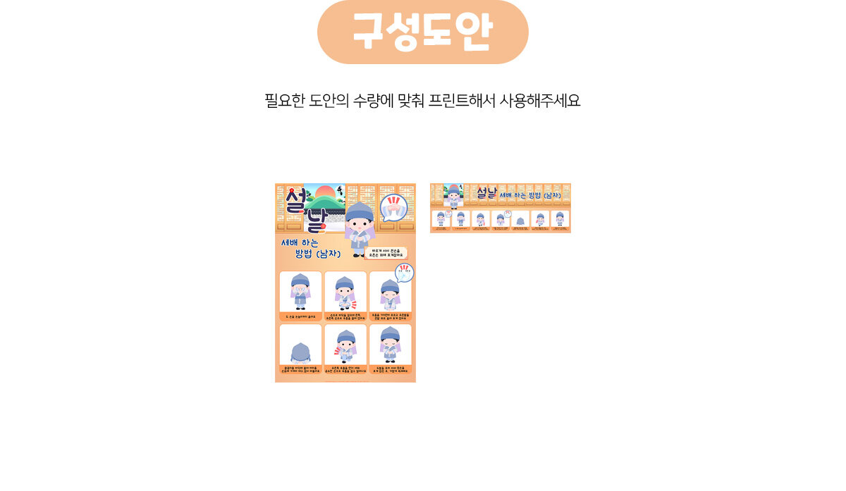 세배하는방법포스터(남아) 세배하는방법포스터(남아)