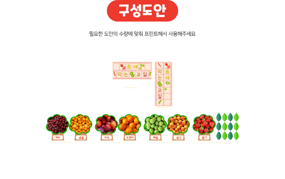 봄에먹는과일환경구성