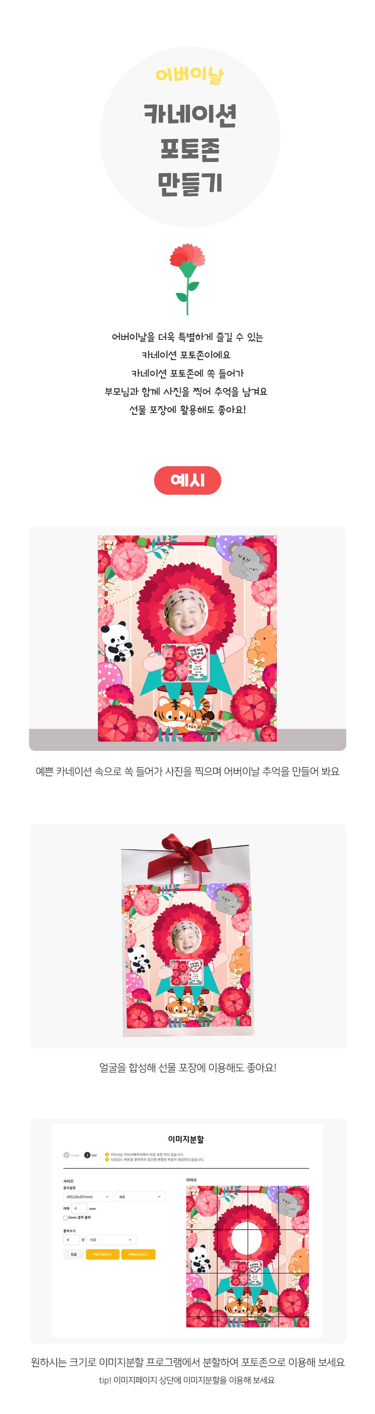 카네이션포토존만들기