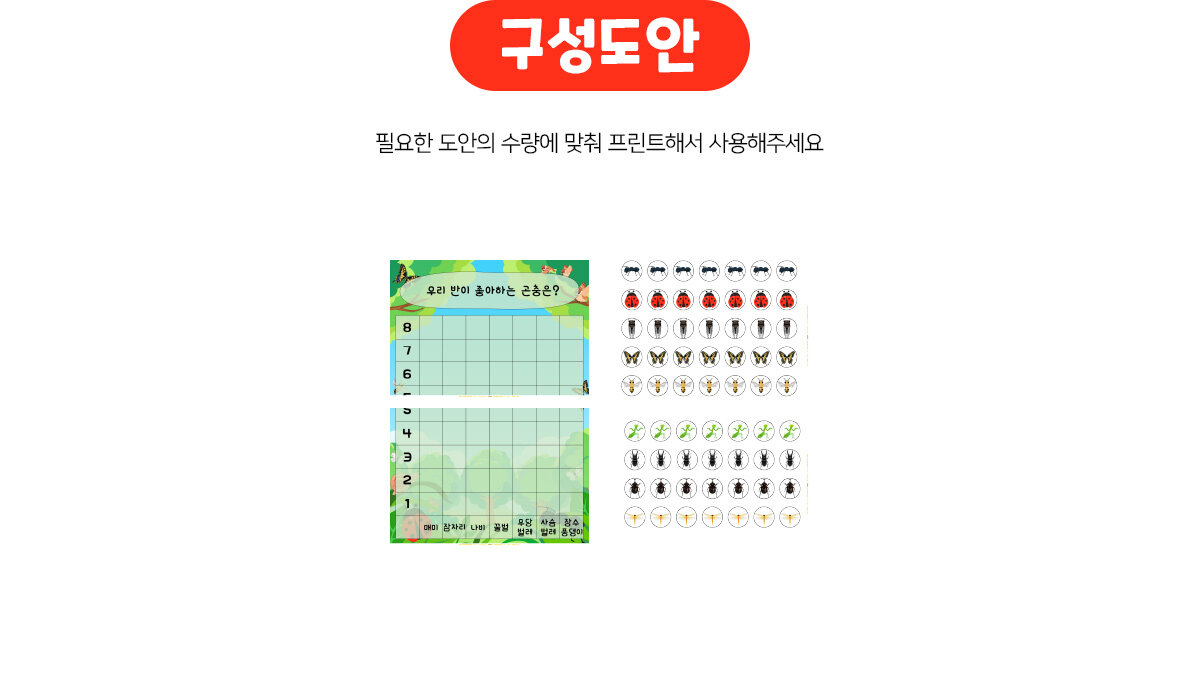 우리반이좋아하는곤충그래프