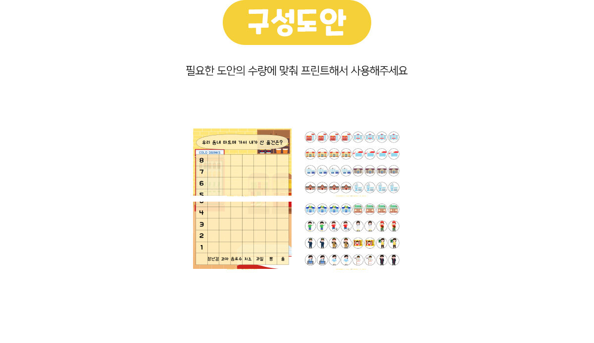 우리동네마트에가서내가산물건그래프