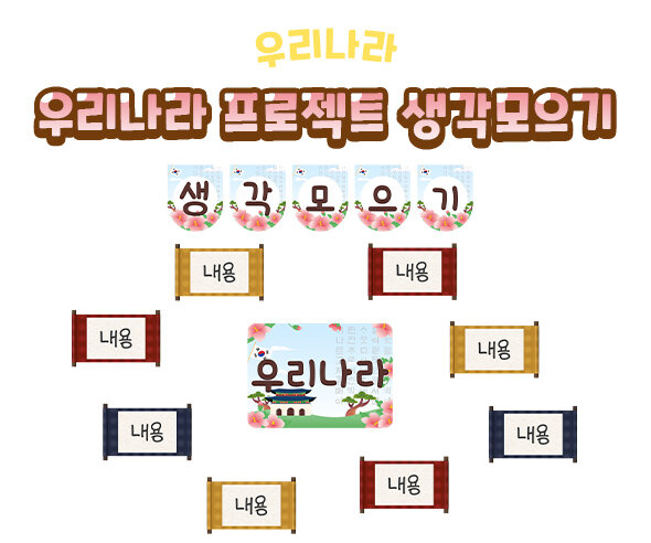 우리나라프로젝트생각모으기 우리나라프로젝트생각모으기