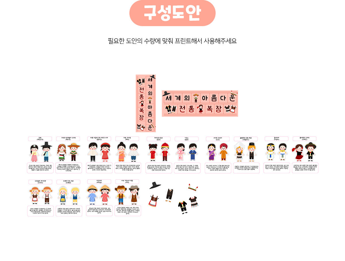 세계의아름다운전통복장환경구성 세계의아름다운전통복장환경구성