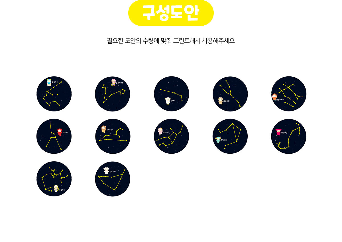 별자리바느질놀이 별자리바느질놀이