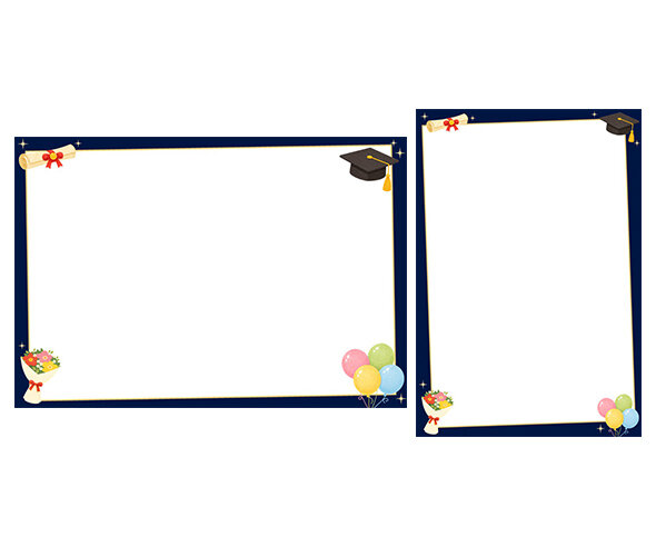 졸업 테두리