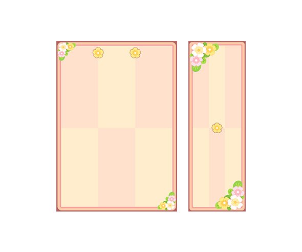 봄향기 가게 메뉴판