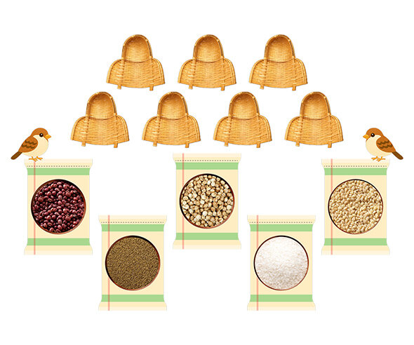 곡물 관찰판 (곡물포대) (문구없음)
