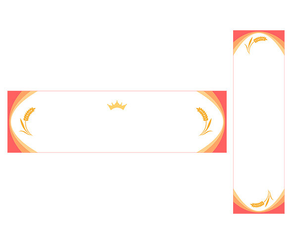 촌캉스 멋쟁이 패션쇼 가로 세로 배너(문구없음)