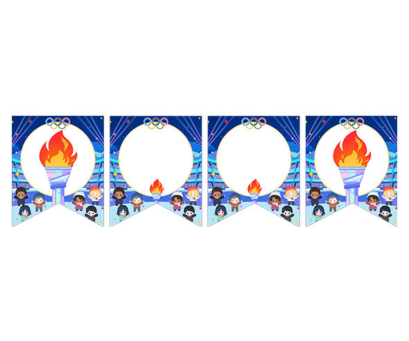 [개별도안] 세계의 축제 동계 올림픽 가랜드