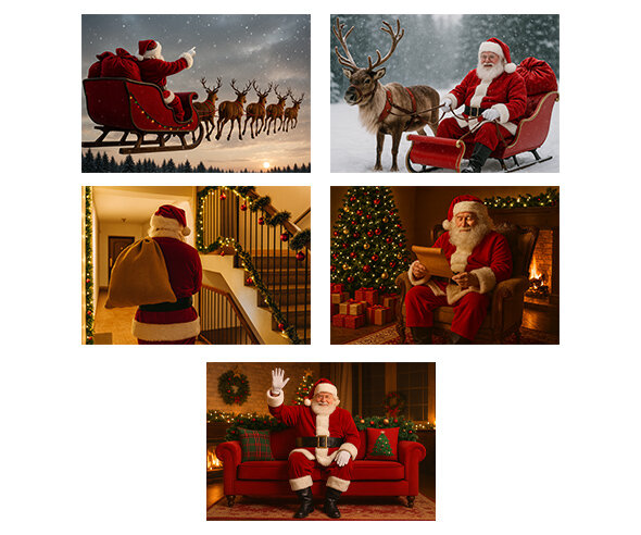 산타클로스 배경