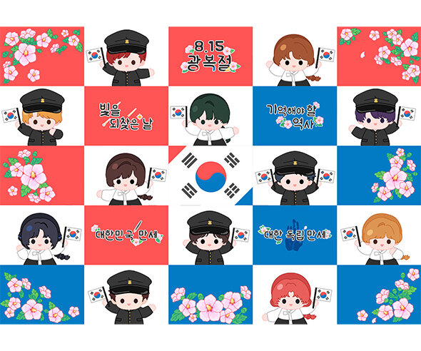 광복절 포토월