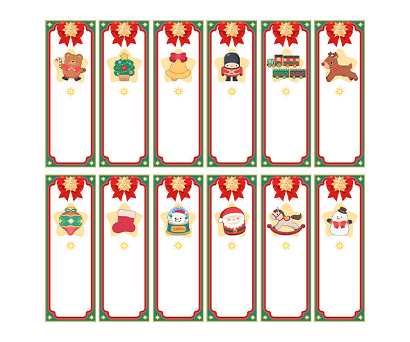 크리스마스 가게 개별 메뉴판 (문구없음)