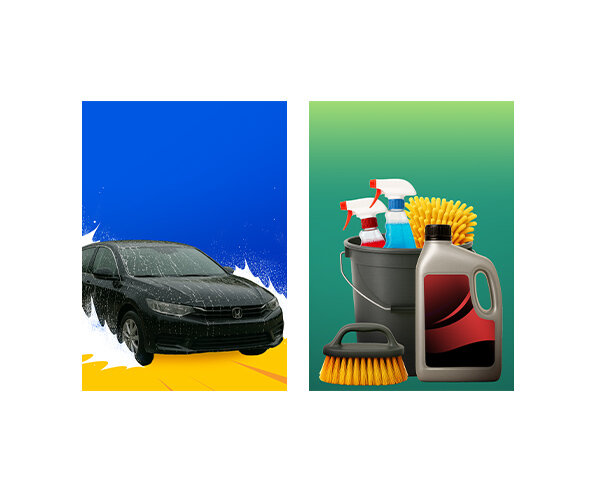 세차장 광고 포스터(문구없음)