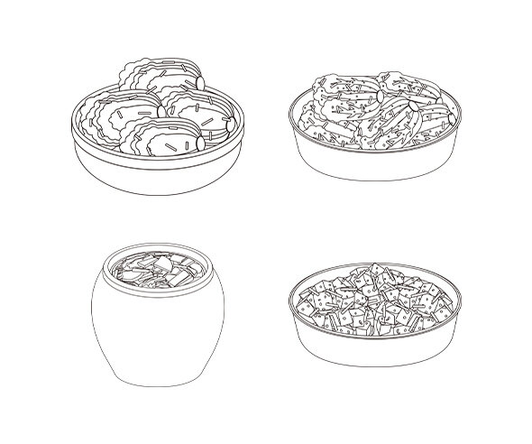 김치 색칠 모음