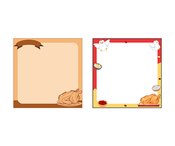 전기구이 통닭 메모지