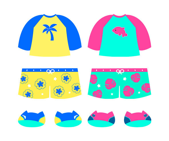 수영복, 아쿠아슈즈