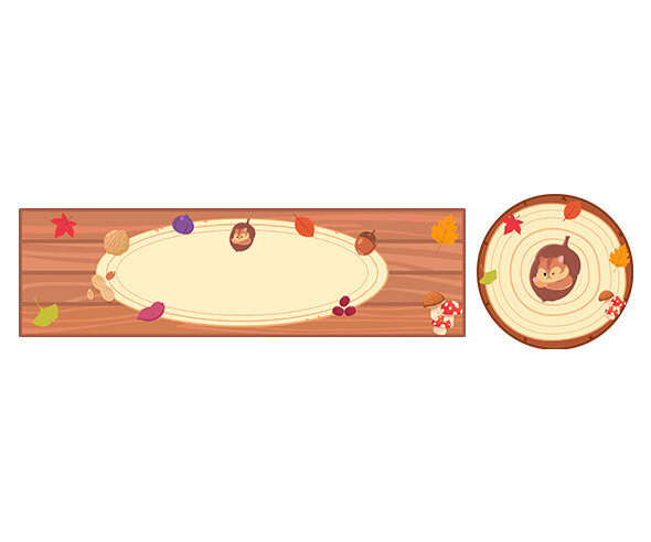 가을 열매 가게 간판 (문구없음)