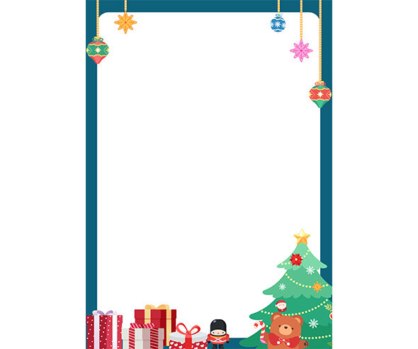 크리스마스 선물 테두리