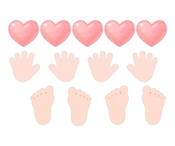 촉감판 (손바닥,발바닥)