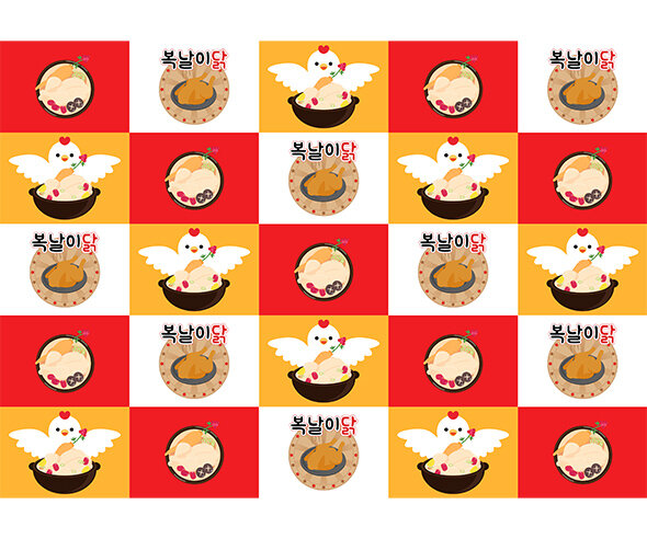 복날이닭 포토월