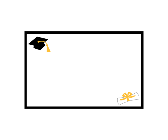 학사모 카드 (속지)