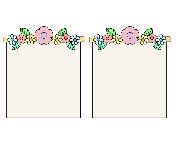 [개별도안] 봄이 왔어요 가랜드