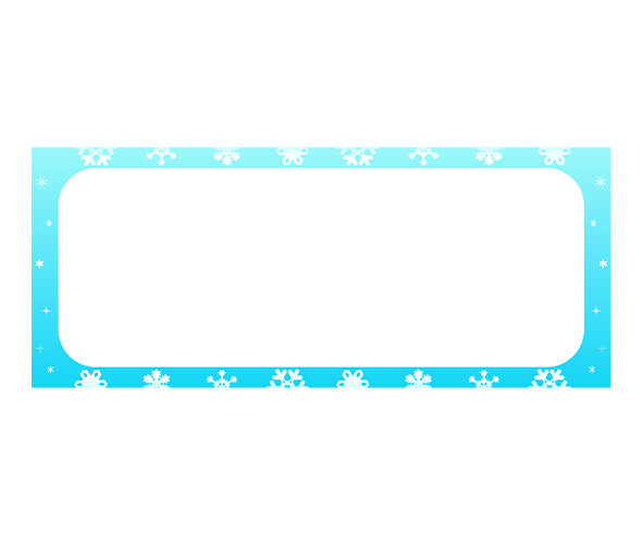 겨울 패션쇼 안내판(문구없음)