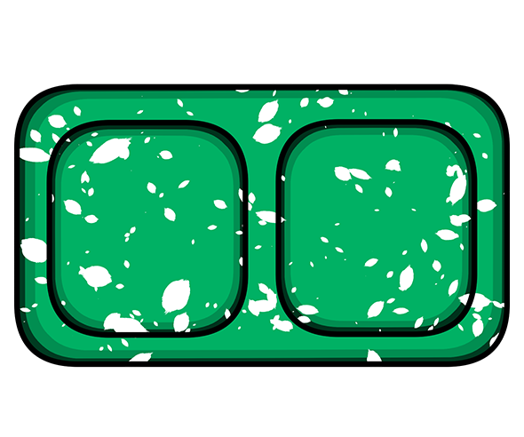 레트로 트윈 접시