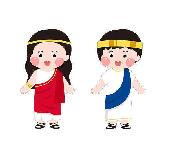 이탈리아 전통의상 입은 아이