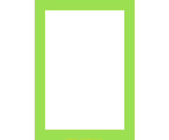 배경없는 연두색테두리