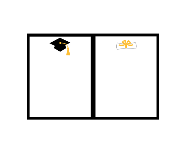 학사모 카드 (속지)