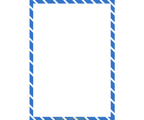파랑 사선 테두리