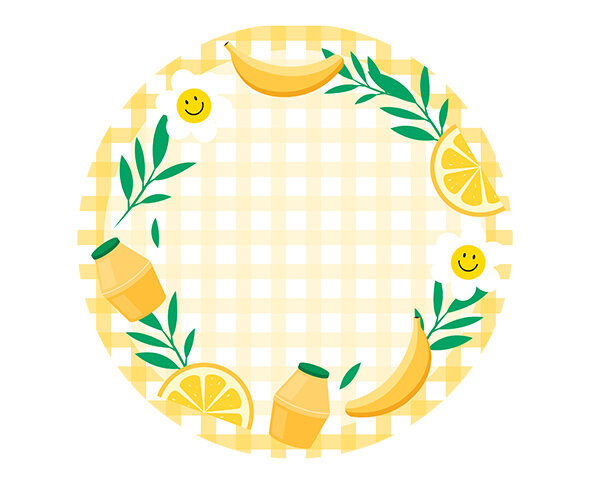 옐로우데이 체크 라벨