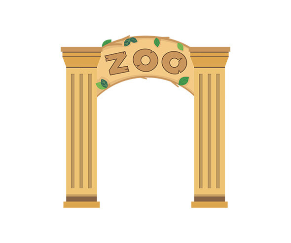 동물원 입구 (대리석)