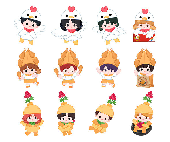 복날 복장 아이